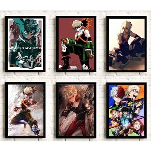 Canvas Painting Printing Nordic Style Japanese Anime Posters Wall Art Modular Pictures For Living Room Home Decoration No Framed