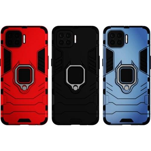 Phone Holder Finger Ring Case For OPPO F17 Pro Case OPPO F17 A93 A73 4G Reno 4 Lite Magnetic Shockproof Cover For OPPO F17 Pro