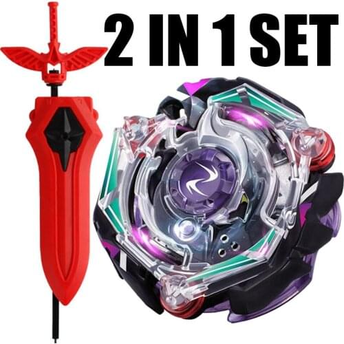 Kreis Satan / Satomb Spinning Top Burst Starter w/ Launcher B-74 Toy Kids With NEW Sword Launcher Birthday Gifts
