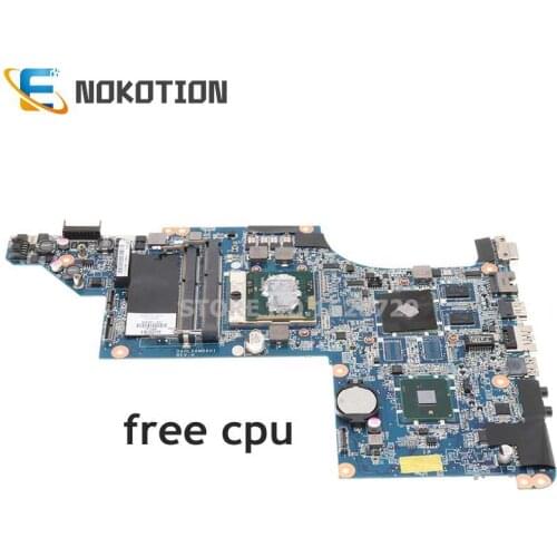NOKOTION laptop motherboard for hp pavilion DV7-3000 609787-001 DA0LX6MB6H1 Main board Grforce HD 6470M ATI 216-0774007 DDR3