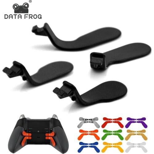 DATA FROG Metal Bumper Trigger Button Paddles Replacement Part Hair Trigger Locks Handle Plucks For Xbox One Elite Controller