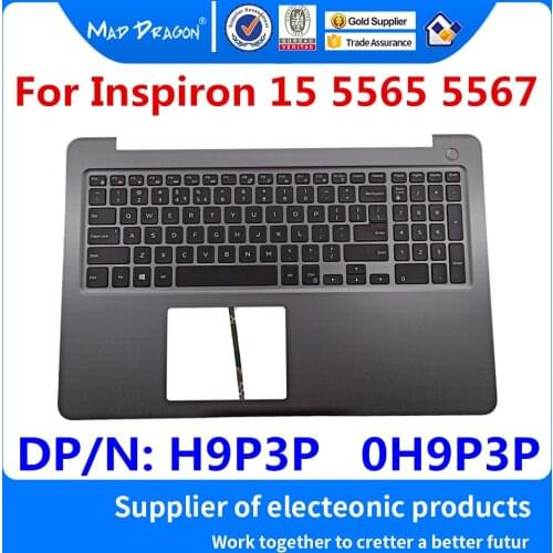 NEW original Laptop US Backlit keyboard and palmrest Assembly C shell For Dell Inspiron 15 5565 5567 PT1NY 0PT1NY H9P3P 0H9P3P