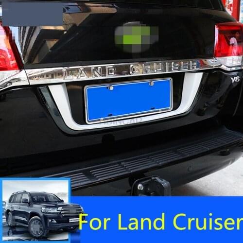 For Toyota Land Cruiser 2010-2020 Auto ABS Plastic Car Front Bumper License Plate Holder Frames Mount Base Bracket Cover