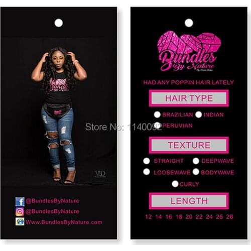 Customized Women Hair Extention paper hang tag/labels/wig tags/hair extension swing tag/tags/hair packing tag free shipping