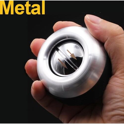 Full Metal Power Wrist Ball Forearm Muscle Strengthen Training Gyroscopic Ball Home Gym Grip Strength Workout Powerball Exercise