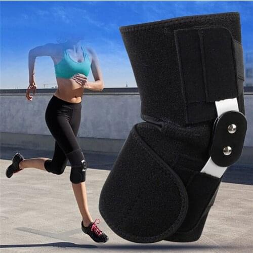 ZITY 1pc Sports Safety Knee Support Brace Stabilizer With Adjustable Hinged Knee Support Pad Guard Breathable Knee Protector