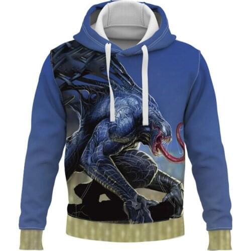Autumn Venom Hoodie Mens Womens Children Fashion Casual Sweatshirt 3D Print Pullover Street Hip Hop Harajuku Top Men Clothing