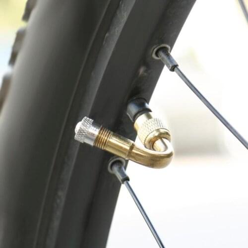 45/90/135 Degree Bicycle Tire Stem Extender Tyre Valve Extension Adaptor Motorcycle Car Brass Air Tyre Valve Caps Schrader Valve