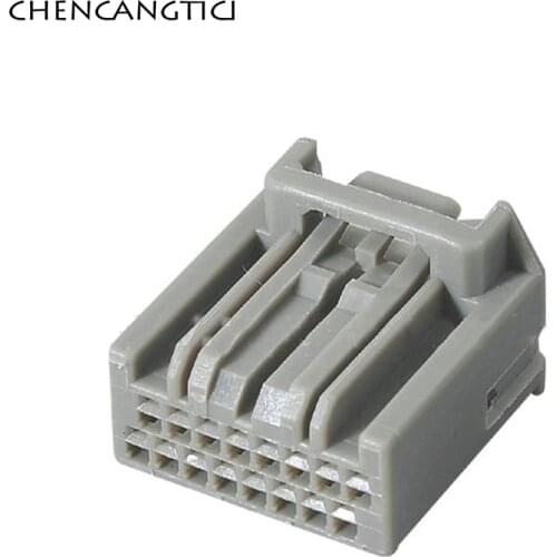 2 Sets 16 Pin Way Automotive Unsealed Connector Electrical Wire Harness Female Socket Plug With Terminal For Honda DJ7165C-1-21