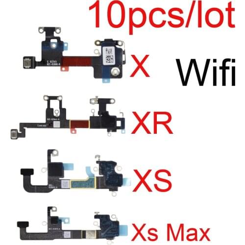 10pcs/lot WiFi Repair Parts For iPhone X XS Max XR Wi-Fi Wireless Signal Antenna Flex Cable Replacement Parts