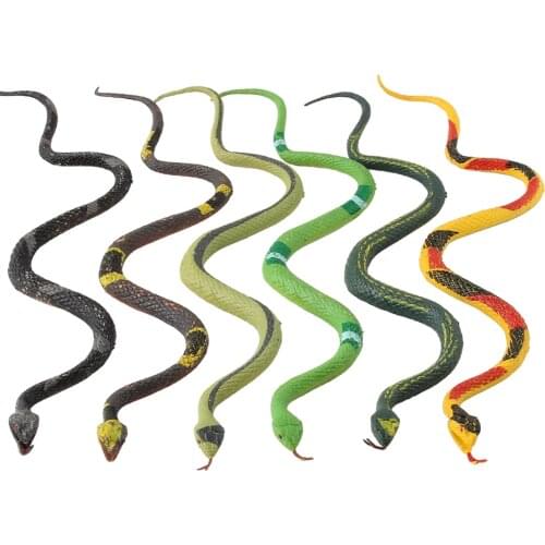 6pcs Realistic Snakes Toys, Novelty Halloween, Can Be Used As a Teaching Aids