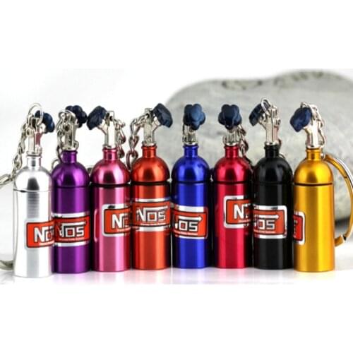 Oxide Bottle Style Keychain Aluminum Metal Keyring Car Keychain Auto Key Chain Key Ring Holder For Mercedes Car Key Accessories