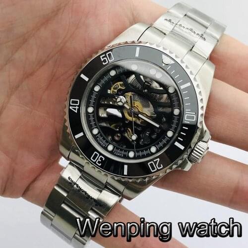 Pagani new 43mm Mens New Top Luxury Mechanical Watch Sapphire Crystal Ceramic Bezel Waterproof Luminous Mens Automatic Watch