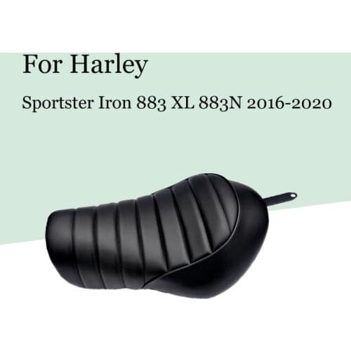 Black Detachable Solo Seat Rider Driver Seat Saddle For Harley Sportster Iron 883 XL 883N 2016-2020 Motorcycle Accessories