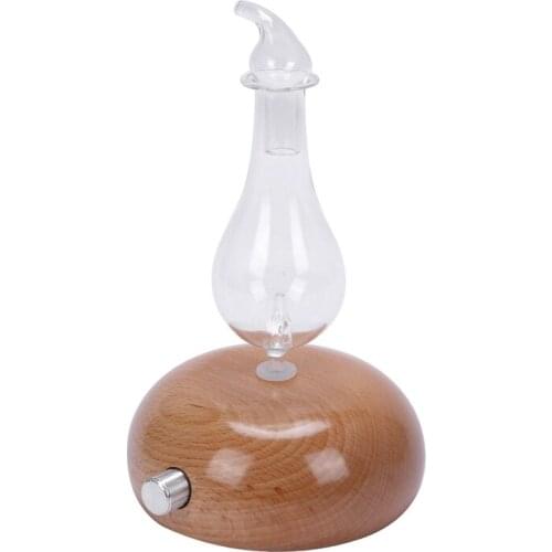 Wooden Glass Aromatherapy Pure Essential Oils Diffuser Air Nebulizer Humidifier Household Humidifier Air Conditioning Appliance