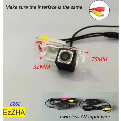 For VW Polo Sedan 2014-2017/ Touareg Tiguan Sharan 2015 2016/ Touareg 2015-2020/ Jetta 2019 2020 Reverse Camera 4 led Night HD