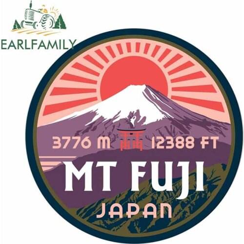 EARLFAMILY 13cm x 12.8cm For Fuji Decal Expedition Car Styling Stickers Waterproof Decal Car Accessories Sticker Decoration