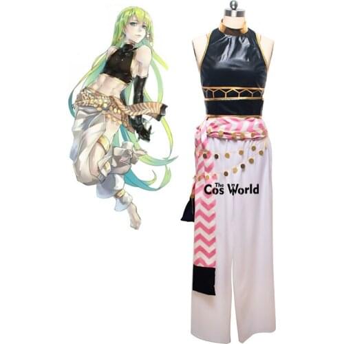 FGO Fate Grand Order Enkidu Tops Pants Uniform Outfit Anime Cosplay Costumes