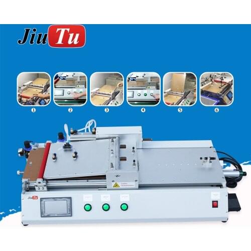 OCA Polarizer Protector Film Laminating Machine Built In Mini Vacuum Pump For Tablet 14Inch Big Size Screen Repair