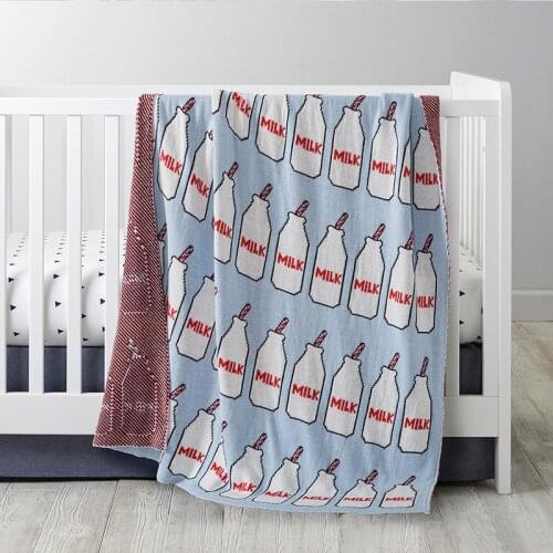 Cotton Baby Blanket Newborn Props Accessories Handmade Knitted Blankets Swaddle Wrap Chic Kids Blanket for Baby Bedding 110x90cm