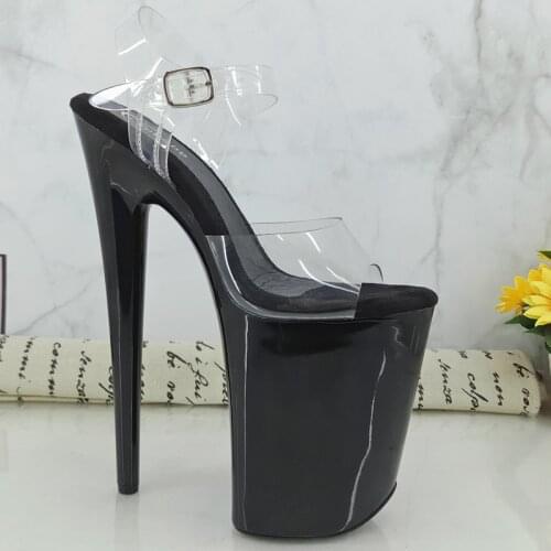 Leecabe stock 23CM/9inches platform Pole Dance sandals shoes