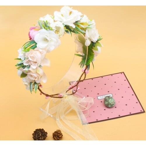 New European and American Baby Bhoto Wreath Headdress Childrens Beach Holiday Headband