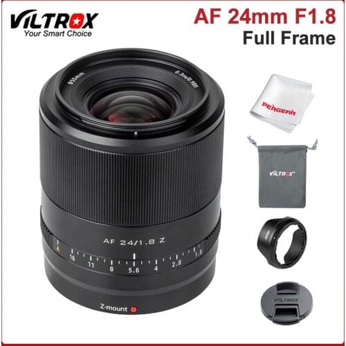 Viltrox 24mm F1.8 AF Camera Lens Full Frame Lens for Nikon Z Mount Auto Focus Large Aperture for Nikon Zfc Z50 Z5 Z6 Z6II Z7