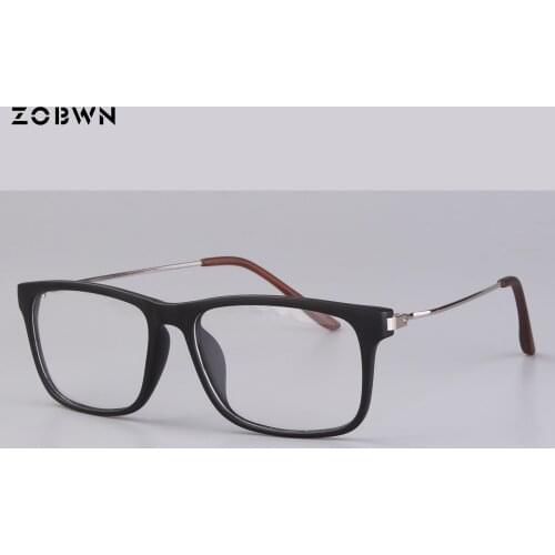 Wholesale Promotion cheap glasses High cost performance Shield eyeglasses man male metal temple black frame montures de lunette