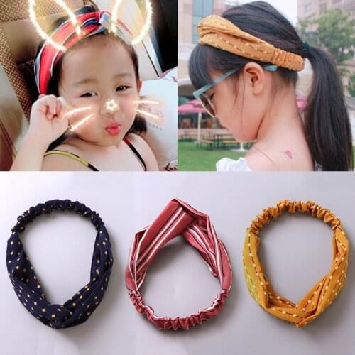Fashion Headbands Head Wrap for Girls Turban Hairbands Children Head Band Headband Bandage Hair Accessories Headwear
