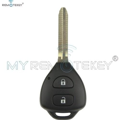 Remtekey HYQ12BBY 2 Buttons 314.4mhz Remote Key For Toyota 2006 2007 2008 2009 2010 Rav4 4d67 G chip no chip optional car key