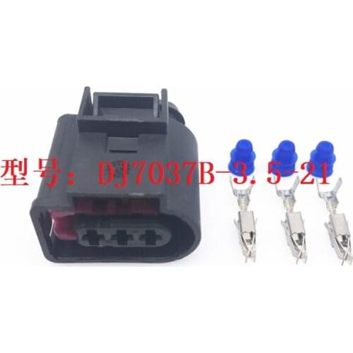 200 sets 3pin 4D0971993 VW Tiguan Passat Golf 6 Skoda Octavia Yeti Fuel Sensor Electric Connector Plug DJ7037B-3.5-21