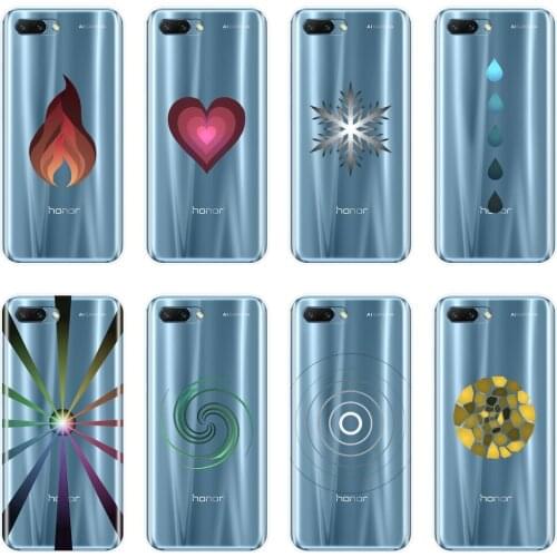Silicone Case For Huawei Honor 10 9 8 8X MAX Soft Heart Flame Cover For Huawei Honor 7 8 9 10 Lite 7S 7X 7A 7C Pro Phone Case