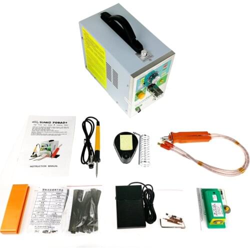 SUNKKO 709AD+ High Pulse spot welder 2.2kw high power battery spot welding machines with soldering iron spot welder pen