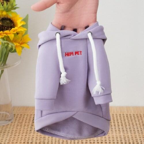 Spring Autumn Dog Sweatshirt Hoodies Cat Puppy Coat Outfit Pet Dog Clothes Yorkie Pomeranian Bichon Poodle Schnauzer Clothing