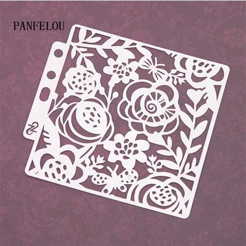 Dragonfly pond scrapbook stencils spray plastic mold shield DIY cake hollow Embellishment printing lace ruler Valentines Day