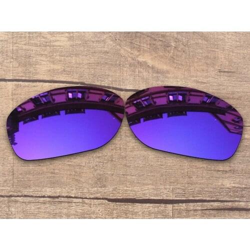 Vonxyz Violet Mirror Polarized Replacement Lenses for-Oakley Pit Bull Frame