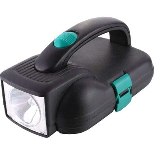 Toolbox with light toolbox flashlight tool set small hammer tape measure batch head portable lamp hardware tools