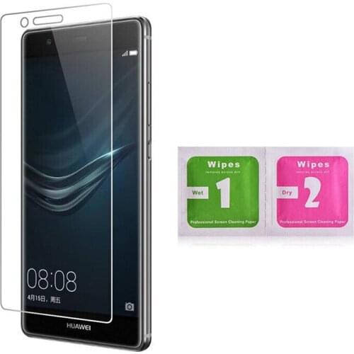 50 pcs Wholesale Tempered Glass for Huawei p9 lite Screen Protector 9H 2.5D Phone Protection Film for p8 lite 2017