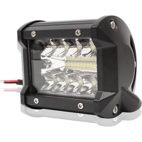 1PC bright LED Light Bar 4Inch 60W Waterproof Work Light Bar Spot Flood Beam for Work Driving Offroad Boat Car Tractor Truck SUV