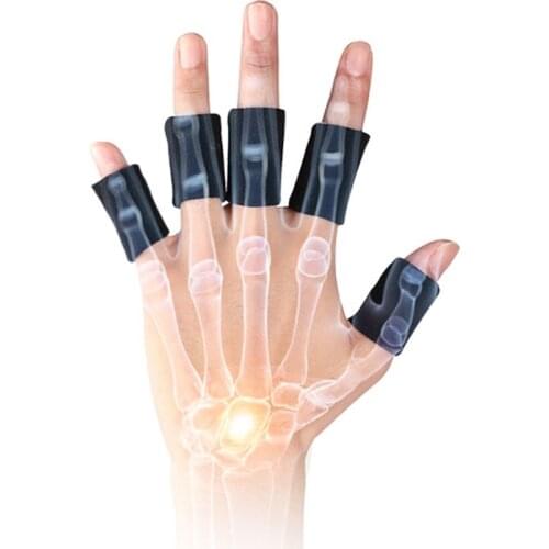 10 PCS Finger Sleeves Elastic Basketball Fingerstall Protector Guard Stretchy Volleyball Gym Fitness Gear Equipment