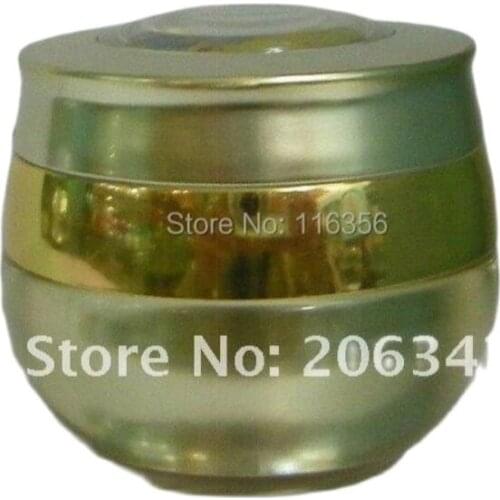 15g gold/silver acrylic cream bottle,cosmetic container,,cream jar,Cosmetic Jar,Cosmetic Packaging