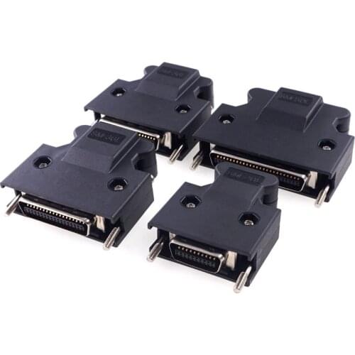 5 Pcs SCSI Connector MDR 14 Pin 20 26 36 50 Positions Male Plug Servo Drive Slot for Wire Cable Solder Motor