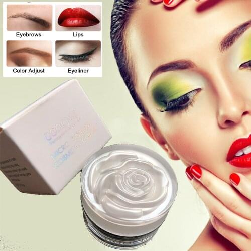 6color Permanent Makeup Ink GOOCHIE Tattoo Ink Microblading Pigment for Eyebrow Lip Tattoo Makeup Tattoo Tool Plant Extract
