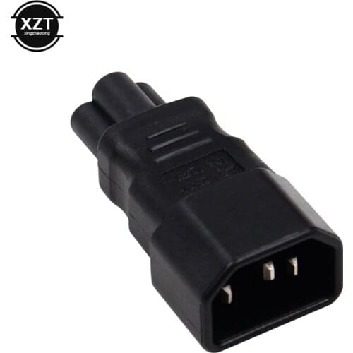 Power Adapter IEC 320 C14 to C5 Adapter Converter C5 to C14 AC Power Plug Socket 3 Pin IEC320 C14 Connector 250V HOT SALE