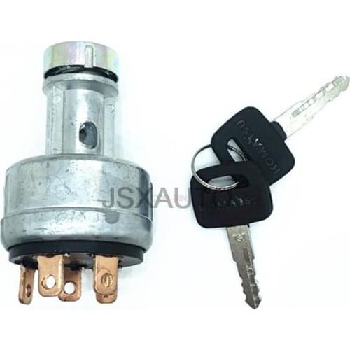 Excavator accessories For KOMATSU PC200/210/220/240-7-8 Ignition Switch starter Lock electric door lock