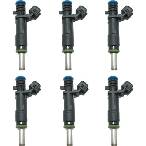 6pcs Fuel Injector Nozzle For Chevrolet Cruze Orlando Trax 1.8 Vauxhall Opel Astra Insignia Vectra Zafira 55353806