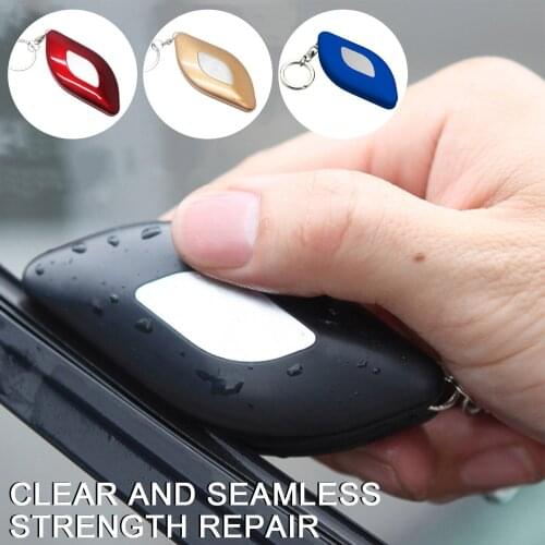 Car Windshield Wiper Repair Tool Universal Auto Windshield Rubber Strip Blade Restorer With Keychain Boneless Wiper Auto Wipers