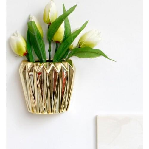 Ceramic Vase Flower Pot Nordic Style Home Cafe Hotel Wedding Craft Sconce