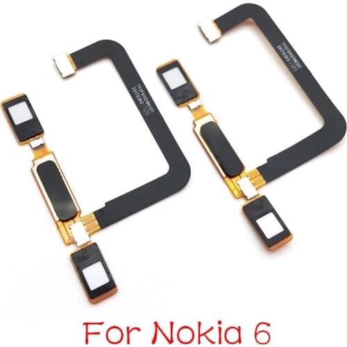 For Nokia 6 Home Button Fingerprint Menu Return Key Recognition Sensor Flex Cable Ribbon High Quality