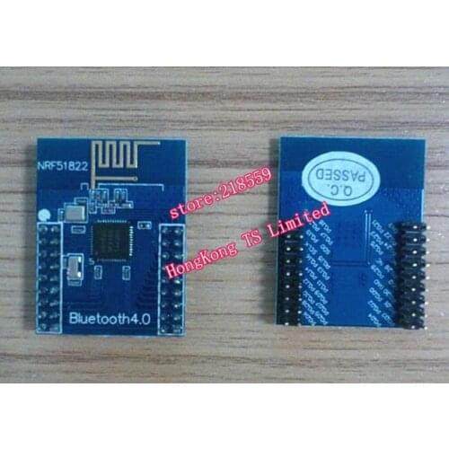 NRF51822 Module BLE4.0 Bluetooth 2.4G Wireless Module Wireless Communication Module Transmitter Receiver Development Kit